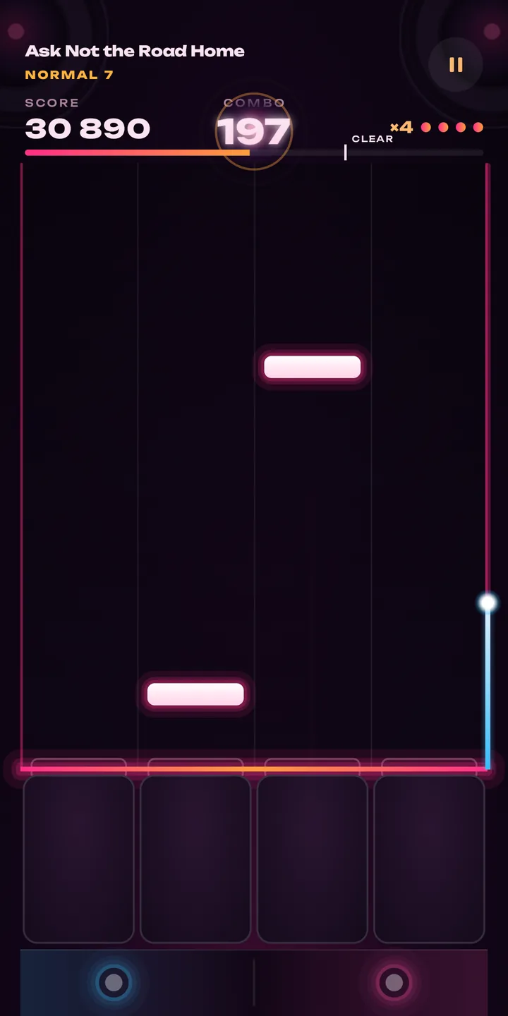 BeamLane su uno smartphone in verticale